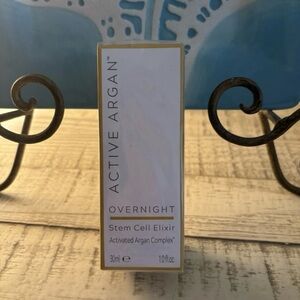 New ~ Active Argan Overnight Stem Cell Elixir Large Value $125